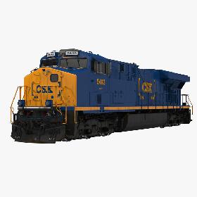 Locomotive ES40DC CSX Blue